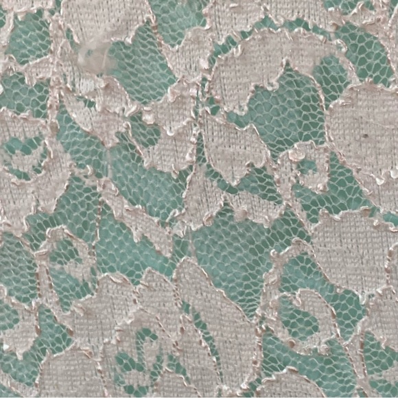 American Princess Lime Green Lace Occasion Dress 12 - Picture 9 of 10